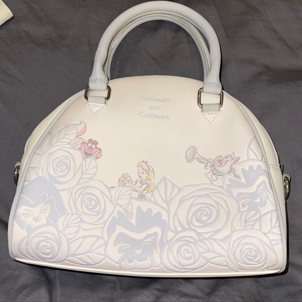 Alice in wonderland loungefly purse and wallet